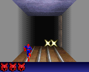 Spider-Man vs Doc Ock (J2ME) screenshot: Running through the tunnels
