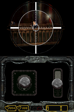 Duke Nukem: Critical Mass (Nintendo DS) screenshot: Sniper rifle segment