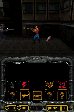 Duke Nukem: Critical Mass (Nintendo DS) screenshot: Found a new weapon: the shotgun