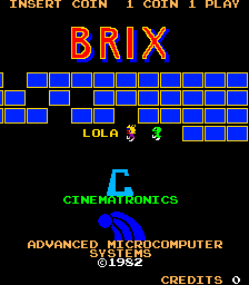 Zzyzzyxx (Arcade) screenshot: Alternate Title Screen