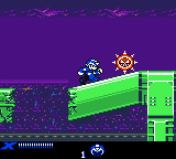 Mega Man Xtreme (Game Boy Color) screenshot: Spikes