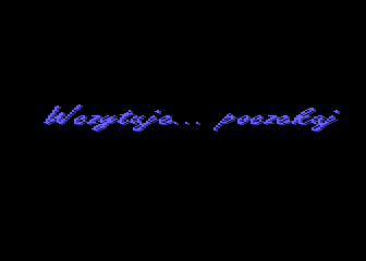 MAX / Magic World (Atari 8-bit) screenshot: Loading screen