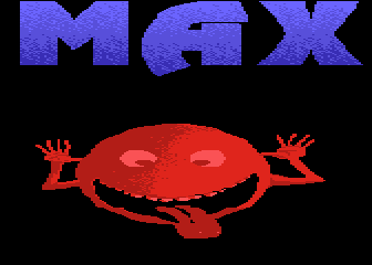 MAX / Magic World (Atari 8-bit) screenshot: Title screen