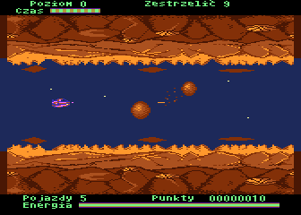 Guard (Atari 8-bit) screenshot: Single shooting