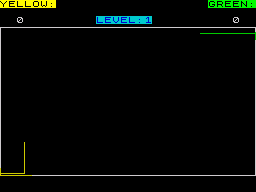 Snakes (ZX Spectrum) screenshot: Start up