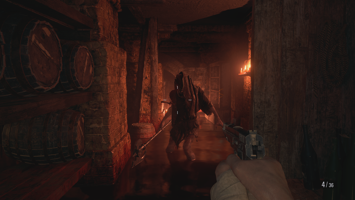 Resident Evil: Village (Windows) screenshot: Vine cellar