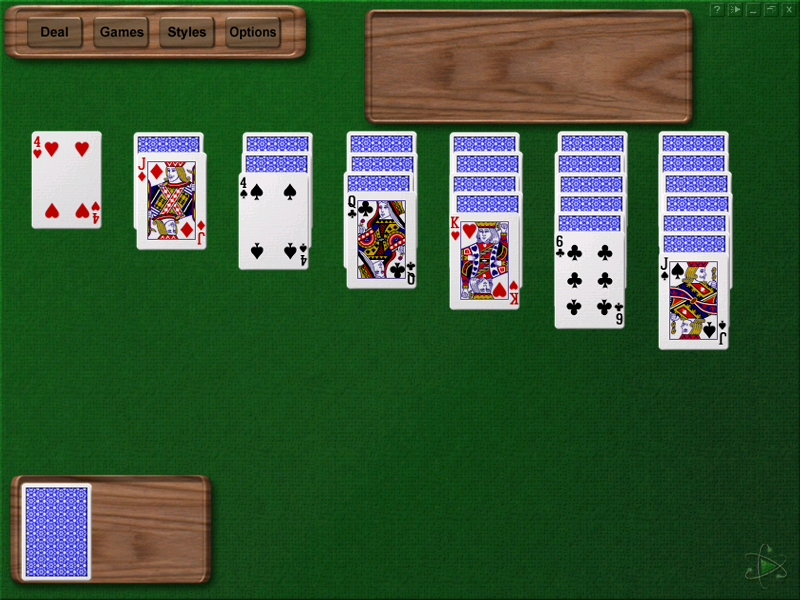 Gizmos Mega-Pak (included games) (Windows) screenshot: Gizmos Card Games: A new game of Klondike.