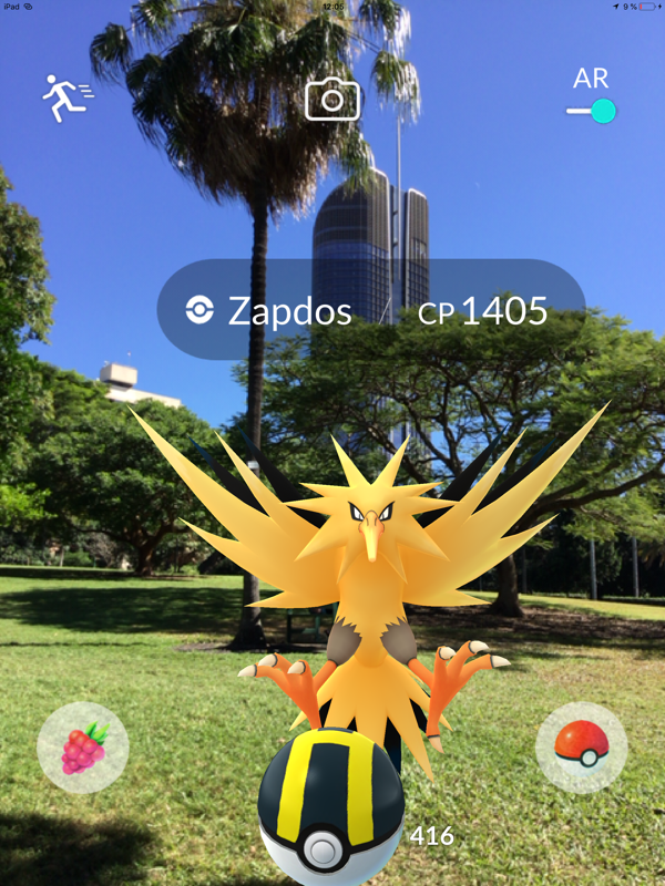 Screenshot of Pokémon GO (Android, 2016) - MobyGames