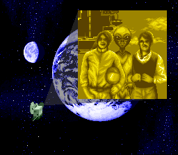 Mystery Circle (SNES) screenshot: The crew