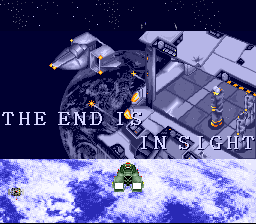 Mystery Circle (SNES) screenshot: The end is in sight