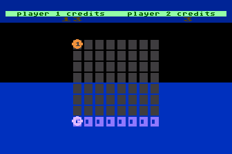 Professor I.Q. (Atari 8-bit) screenshot: Game Board
