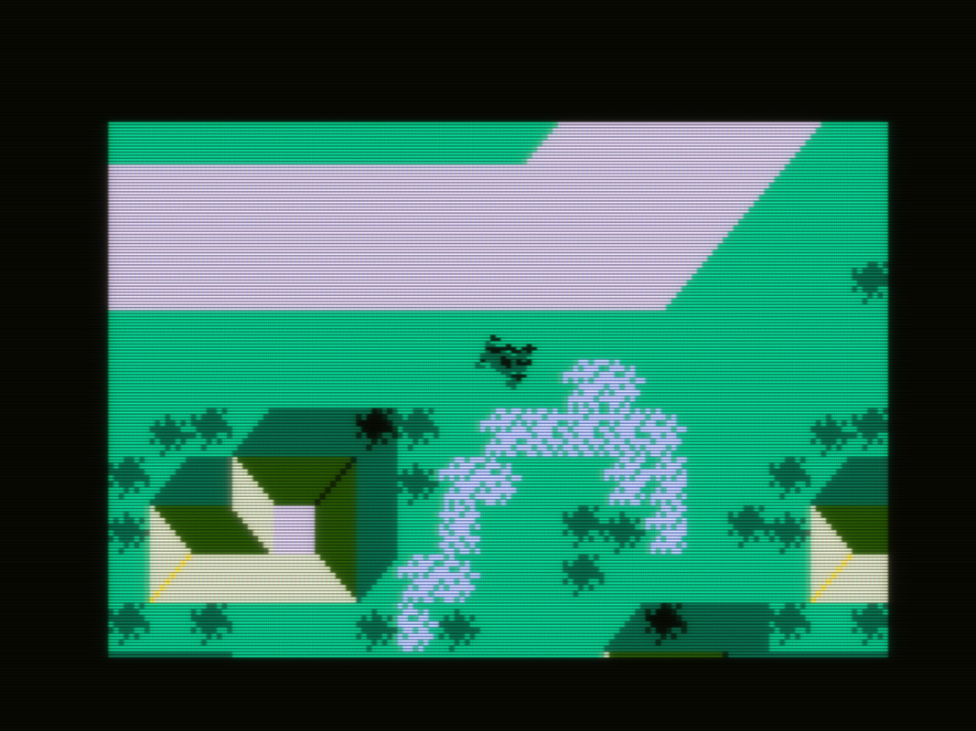 Auto Racing (Intellivision) screenshot: out of track