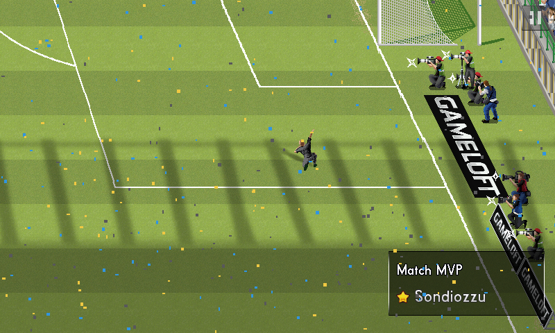 Real Football 2014 (Android) screenshot: Player of the match