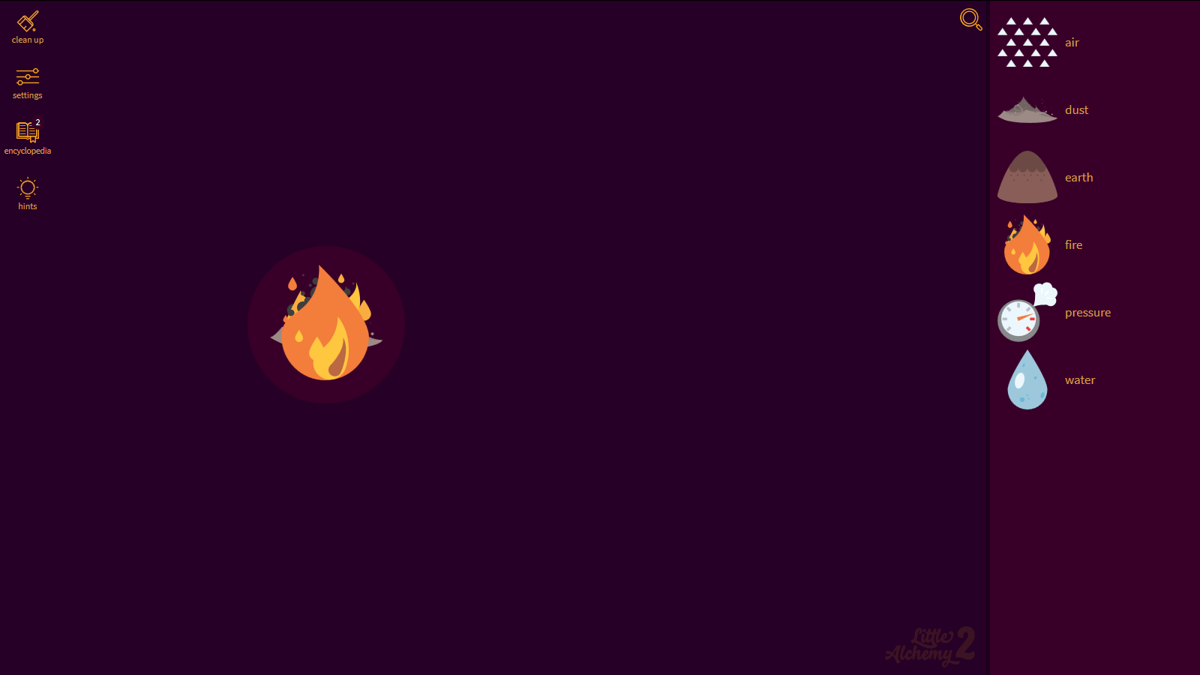 Screenshot of Little Alchemy 2 (Browser, 2017) MobyGames