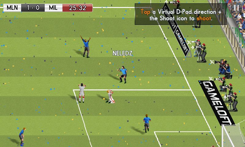 Real Football 2014 (Android) screenshot: Celebrations