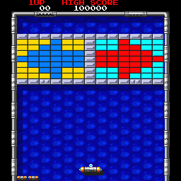 Arkanoid: Revenge of DOH (Sharp X68000) screenshot: First round