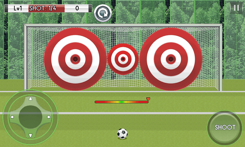 Real Football 2014 (Android) screenshot: Penalty challenge