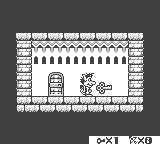 The Bugs Bunny Crazy Castle 2 (Game Boy) screenshot: A chamber