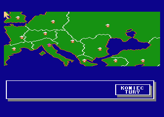 Centurion (Atari 8-bit) screenshot: Campaign start position