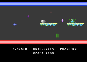 Hydraulik / Snowball (Atari 8-bit) screenshot: Level 1