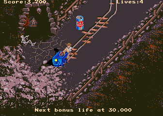 Indiana Jones and the Temple of Doom (Arcade) screenshot: Finish!