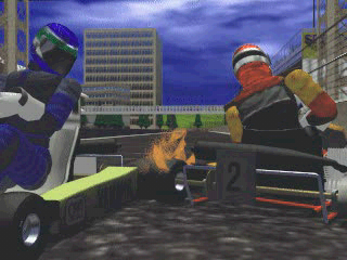 Screenshot of Ayrton Senna Kart Duel 2 (PlayStation, 1997) - MobyGames