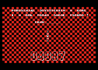 Monstrum (Atari 8-bit) screenshot: Enter your name