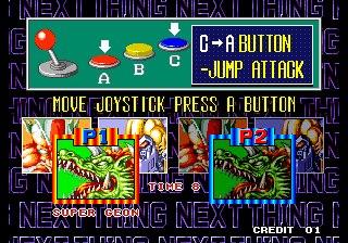 King of the Monsters 2: The Next Thing (Arcade) screenshot: Monster Select.