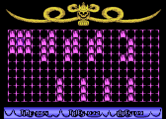 Neuroid (Atari 8-bit) screenshot: Level 8