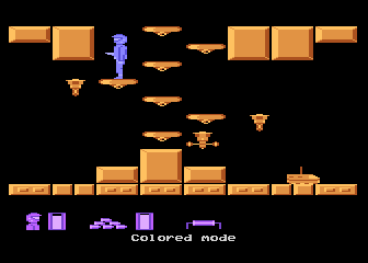 Android (Atari 8-bit) screenshot: Moving down