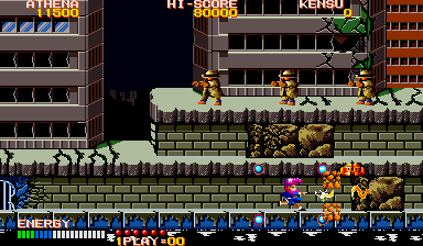 Psycho Soldier (Arcade) screenshot: Next level