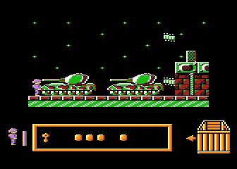 Adax (Atari 8-bit) screenshot: Tanks
