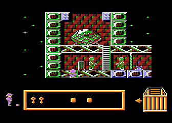Adax (Atari 8-bit) screenshot: UFO