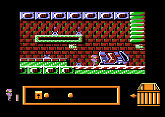 Adax (Atari 8-bit) screenshot: New area centre