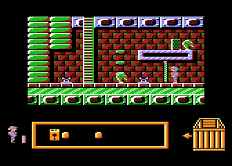 Adax (Atari 8-bit) screenshot: Doors locked