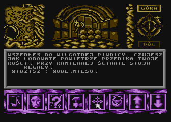Barahir (Atari 8-bit) screenshot: Basement