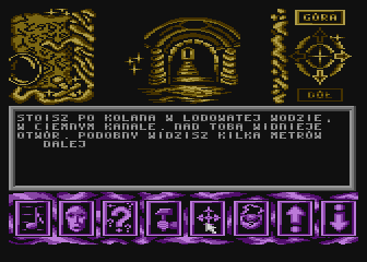Barahir (Atari 8-bit) screenshot: Sewers
