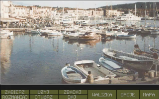 Tajemnica Statuetki (DOS) screenshot: Port