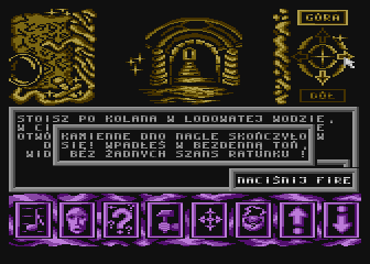 Barahir (Atari 8-bit) screenshot: Into the trap