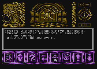 Barahir (Atari 8-bit) screenshot: Secret chamber