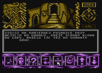 Barahir (Atari 8-bit) screenshot: Stone flooring