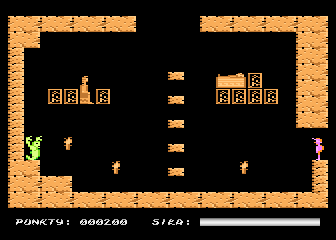 Crypts of Egypt (Atari 8-bit) screenshot: Sarcophagus