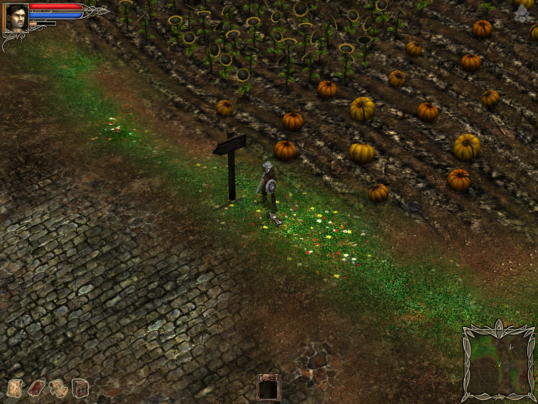 Dark Tower Conspiracy (Windows) screenshot: Waiting for Great Pumpkin.