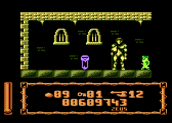 Dziedzictwo Gigantów (Atari 8-bit) screenshot: Dead end