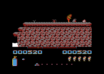 Fred (Atari 8-bit) screenshot: Immortality hat