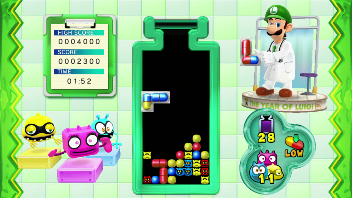 Dr. Luigi (Wii U) screenshot: Operation L