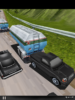 3D Fast & Furious (J2ME) screenshot: Stealing gas