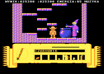 Miecze Valdgira (Atari 8-bit) screenshot: Warlock