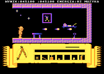Miecze Valdgira (Atari 8-bit) screenshot: Rusty key