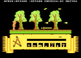 Miecze Valdgira (Atari 8-bit) screenshot: Fourth sword